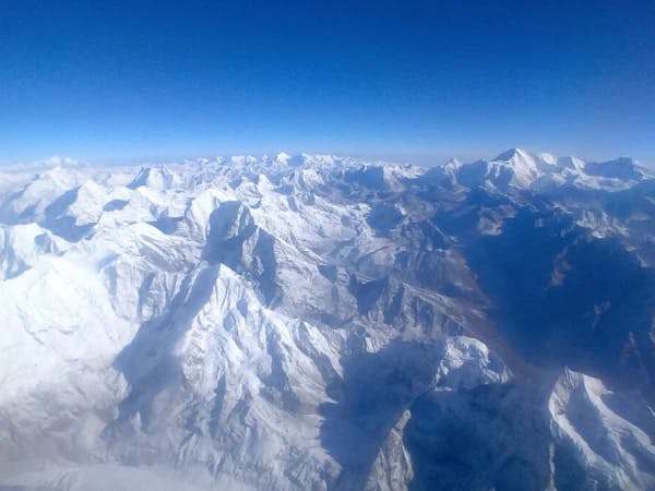 Everest Mountain Flight From Ktm