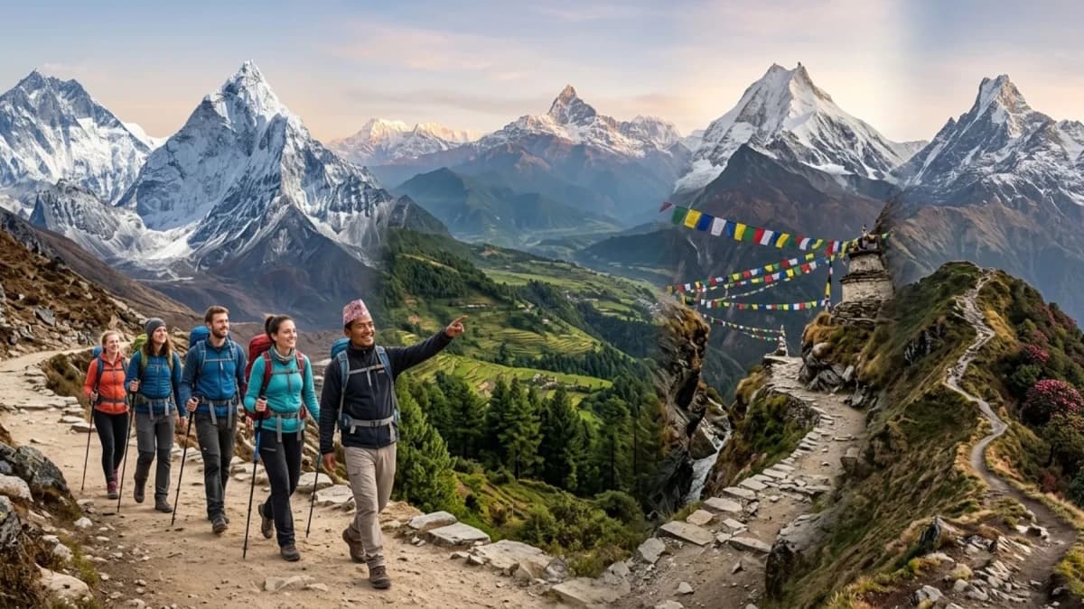 A picture highlighting Top 10 Best Treks in Nepal