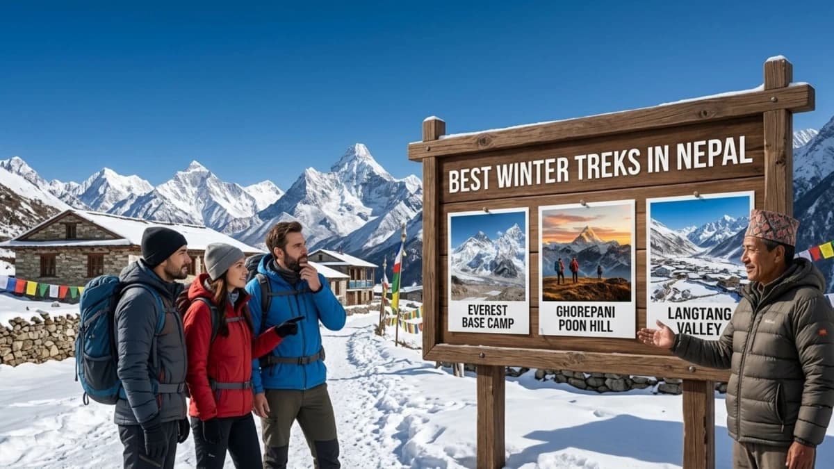 A picture showing Top 10 Best Winter Treks in Nepal