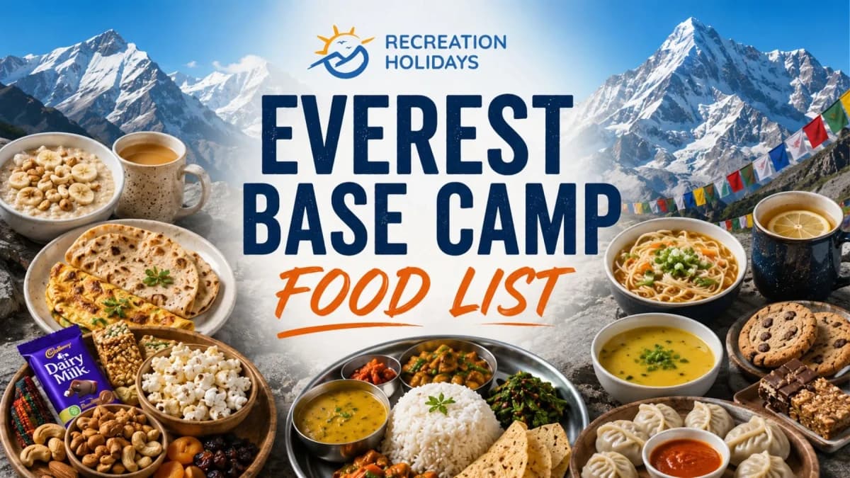Everest Base Camp Food List (2026–2027)