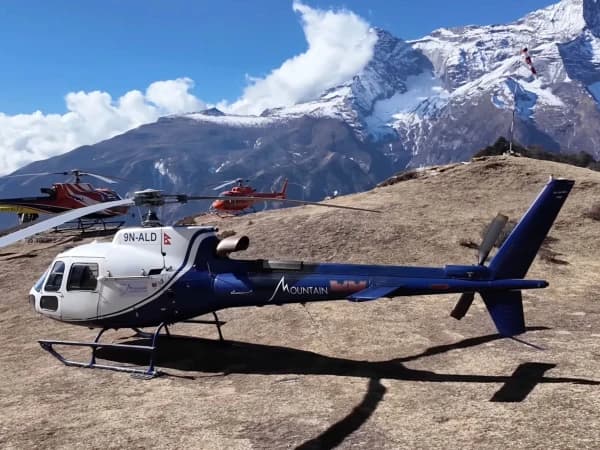 Private Helicopter View
