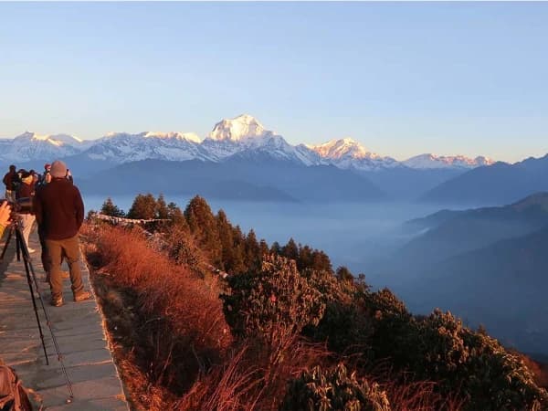 View Of Mountain From Poon Hill